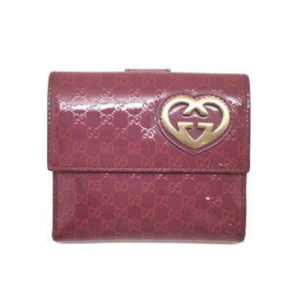GUCCI French Frank Wallet Shima Leather Rose Pink - Picture 1 of 7